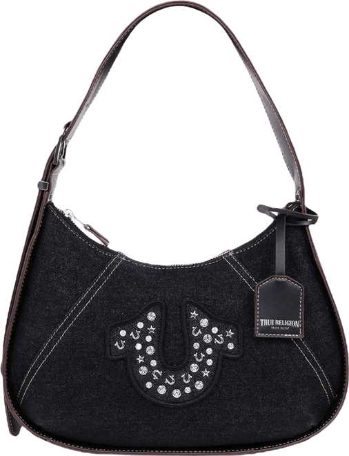 True Religon Strudded logo Denim Hobo