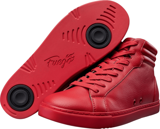 Women's Red High-top Sneaker