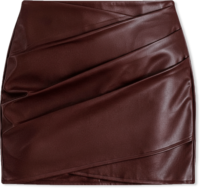 Women's Sassy Strut Burgundy Mini Skirt