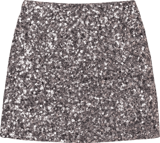 Women's Multi Sequin Mini Skirt