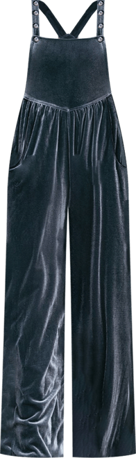 Women's Velvet Nights Blue Jumpsuit