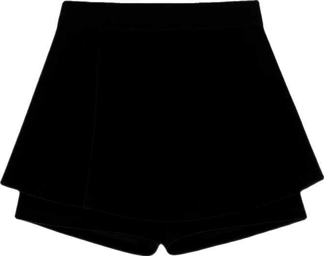 Women's Velvet Circle Mini Skort