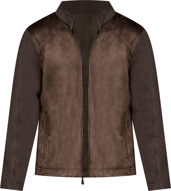 Johnston & Murphy Tailored Fit Faux Suede Jacket - Johnston