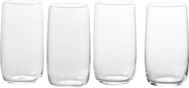 Gala Iced Beverage Glasses, Set of 4