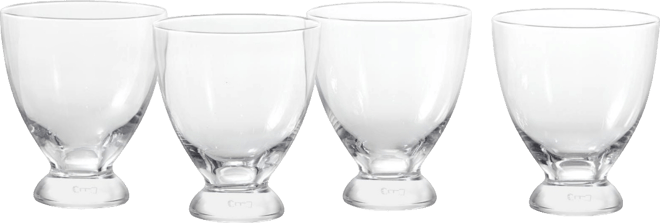 Gala Lowball Cocktail Glasses, Set of 4