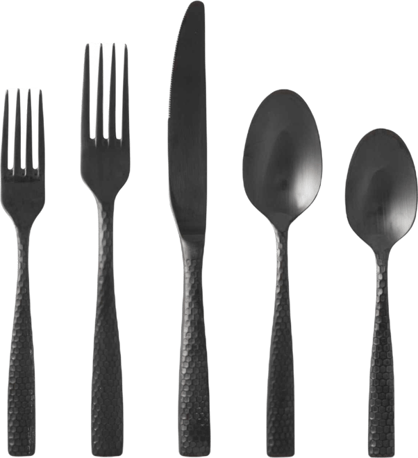 Lucca Faceted 5-Piece Place Setting