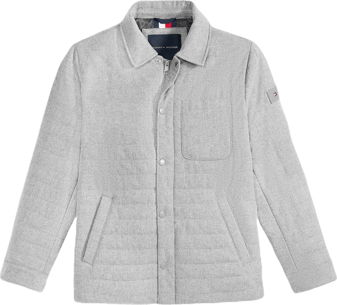 Men's Quilted Shirt Jacket
