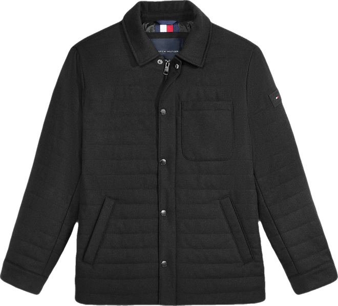 Men's Quilted Shirt Jacket