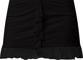 Women's Solange Ruffle Mesh Mini Skirt