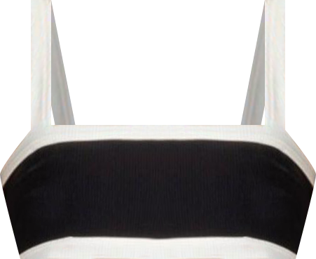 Women's Sutton contrast ribbed Bra top