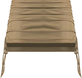 Women's Joy sheer mesh drawstring mini skirt