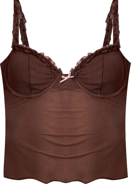 Womens Mercy Sheer Mesh Bra Top