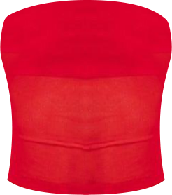 Women's Celestia Sheer Mesh Tube Top