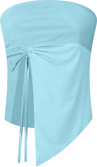 Women's Joy Asymmetric Sheer Mesh Tube Top