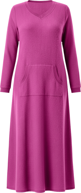 Women's Plus Size Long Sherpa Lounger