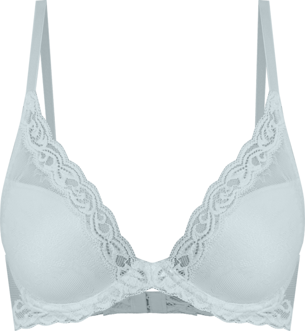 Women's Feathers Lace Contour Underwire Plunge Bra 730023