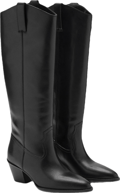 Women's Heel Leather Boots