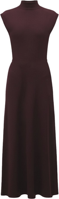 Women's Perkins-Neck Knitted Dress