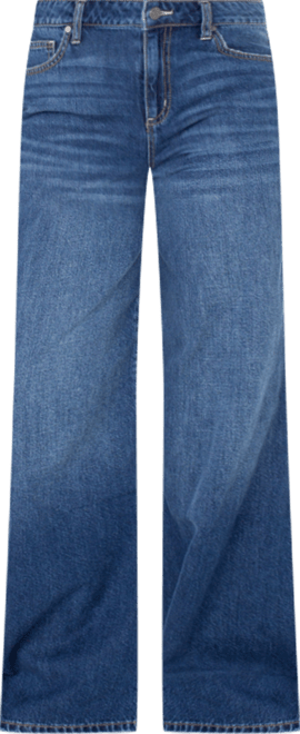 Juniors' High-Rise Slouchy Flare Jeans
