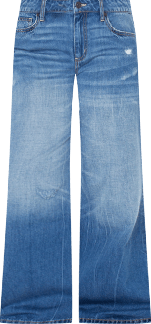 Juniors' High-Rise Slouchy Flare Jeans