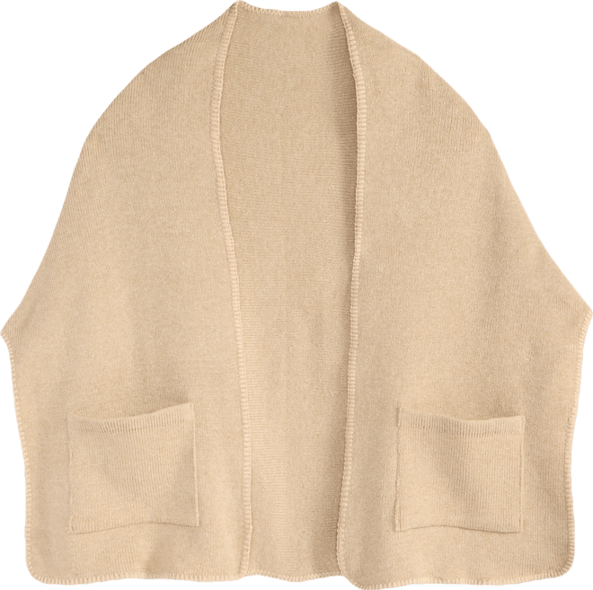 Solid Scarf Wrap With Pockets, Macy's Exclusive