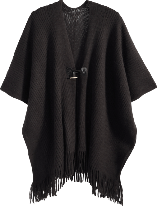 Solid Ribbed Toggle Topper, Macy's Exclusive