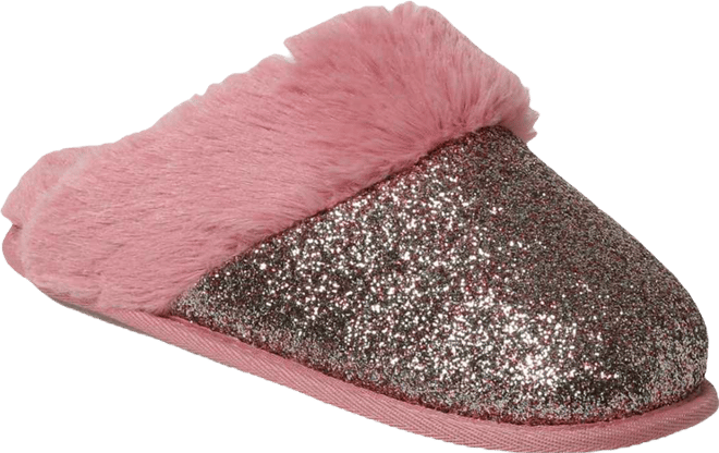 Cozyfoams Women's Glitter Scuff Slipper with Gift Bag