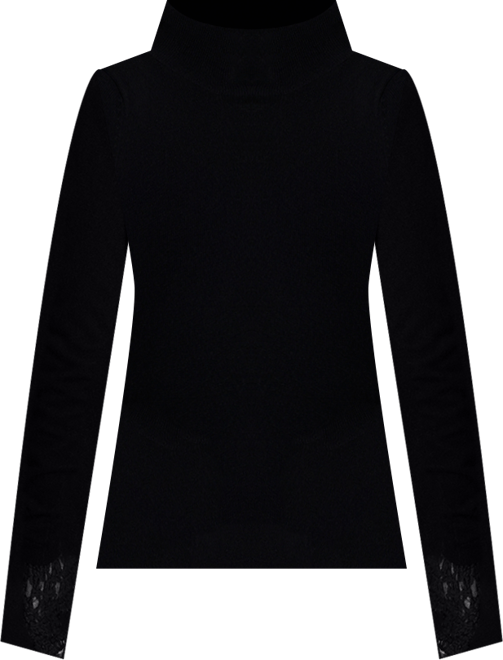 Women's Mock Neck Crop Sweater