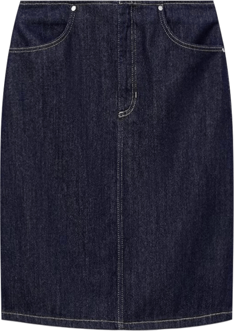 Women's Midi Denim Skirt