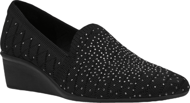 Women's Wendell-c Rhinestone Wedge Loafers