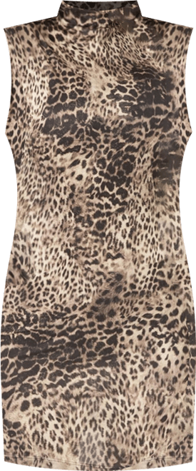 Women's Padded Shoulder Mini Dress