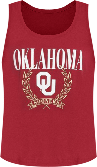 Women's Crimson Oklahoma Sooners Everyday Tri-Blend Tank Top