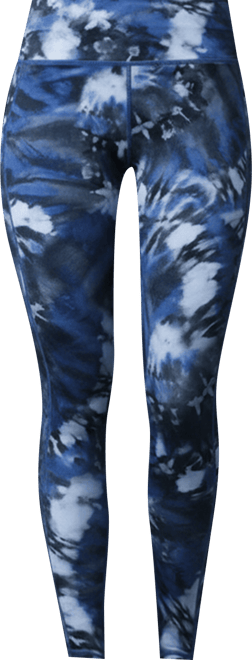 Women's Navy New York Giants Aubrey Tie-Dye Leggings