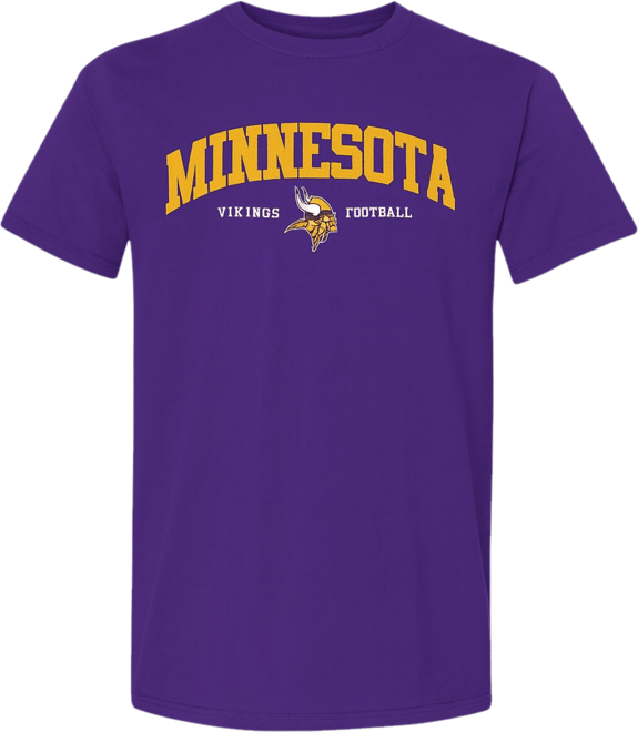 Women's Purple Minnesota Vikings Super-Slim Lightweight Winning Crew T-Shirt