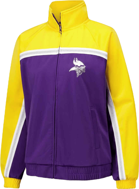 Women's Purple Minnesota Vikings Post Game Full-Zip Track Jacket