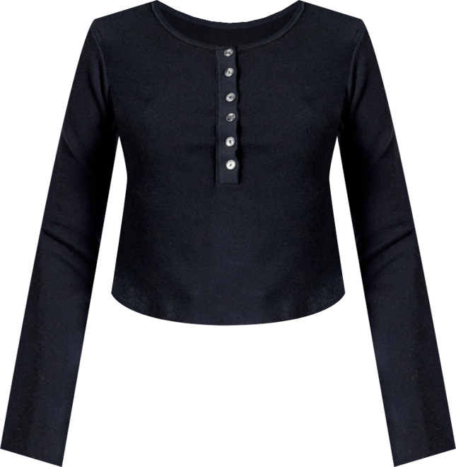 Women's Shoulder Pad Knit Top