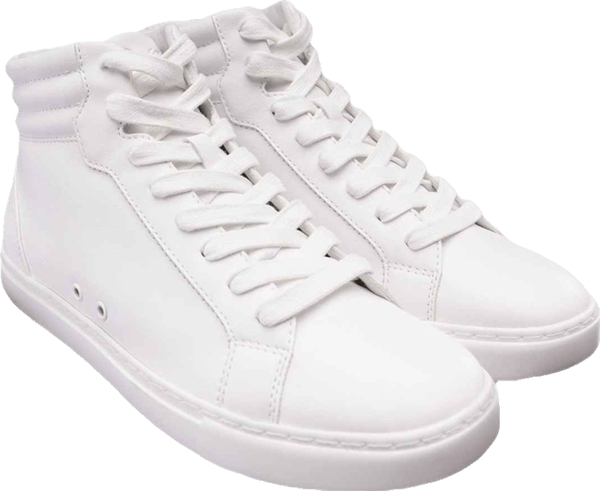 Men's White High-top Sneaker