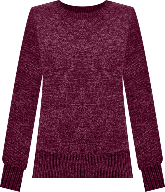 Women's Crewneck Chenille Long-Sleeve Sweater, Created for Macy's
