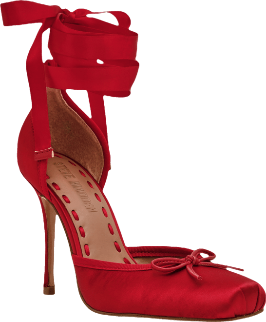 Women's Larina Lace-Up High-Heel Ballet Pumps