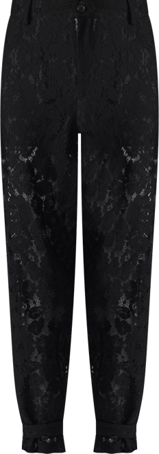 Women's Mid-Rise Seamed Ankle Straps Pants