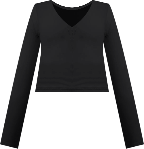 Women's Active Ultra Soft Plunge Front Long Sleeve