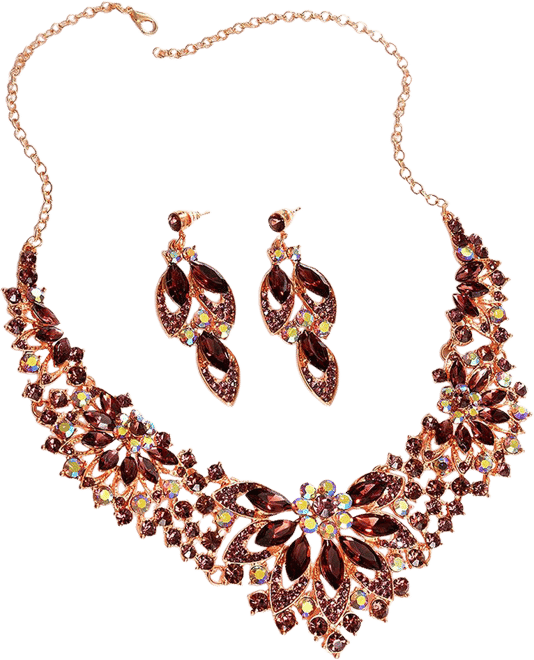 Women's Foliage Jewellery Set