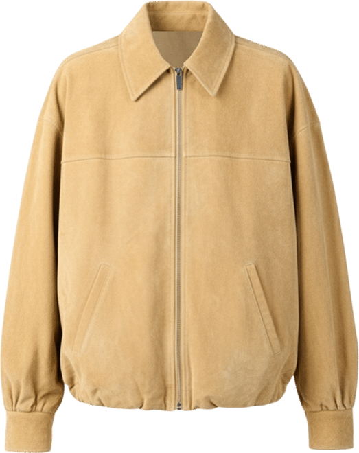 Women's Premium Suede Bomber Jacket