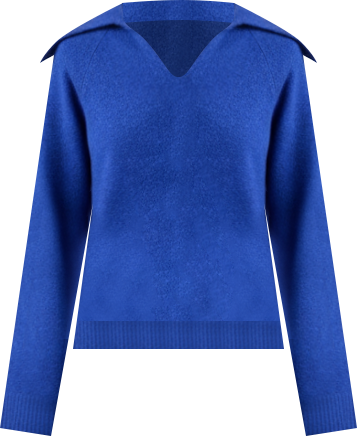 Women's Collar V Neck Sweater