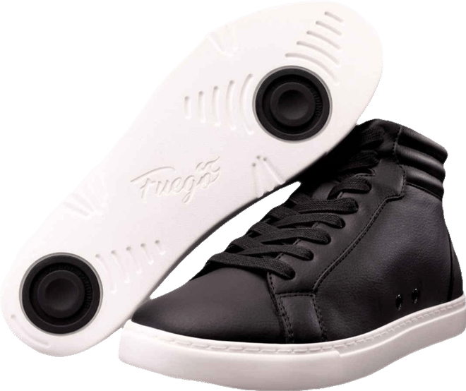 Women's Black High-top Sneaker