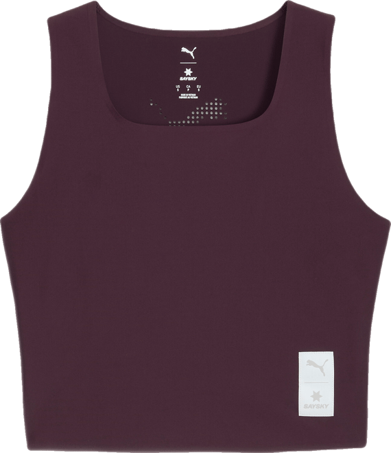 PUMA x SAYSKY Moisture Wicking Running Crop Tank Top