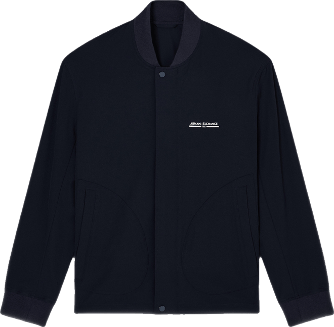 Men's Nylon Graphic Bomber Jacket