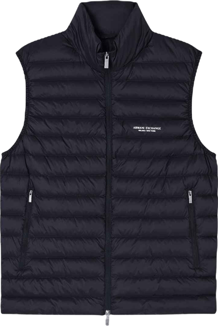 A|X Armani Exchange Men's Milan NY Down Packable Vest - Macy's
