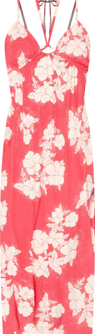 Women's Sunshine Crush V-Neck Midi Dress