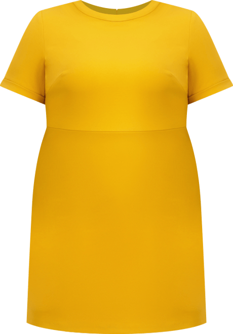 Women's Short Sleeve Crewneck Dress
